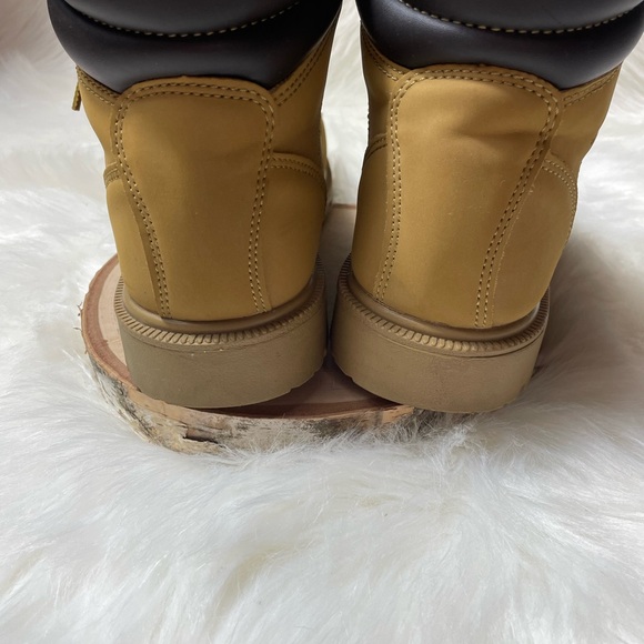 Brahma Combustion Steel Toe Work Boots Tan - Picture 9 of 12